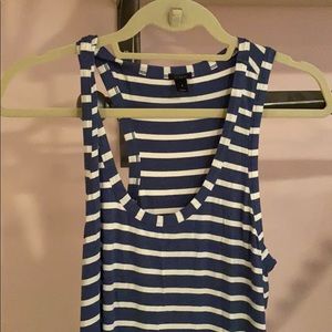 Size small stripe jcrew maxi dress